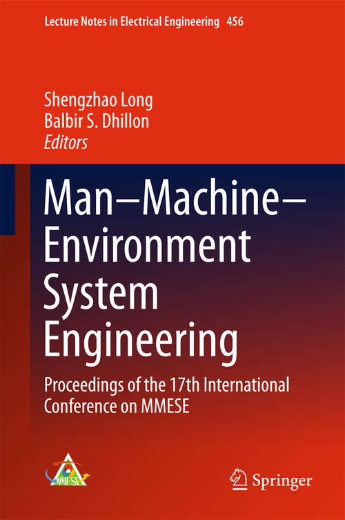 Book cover of Man–Machine–Environment System Engineering