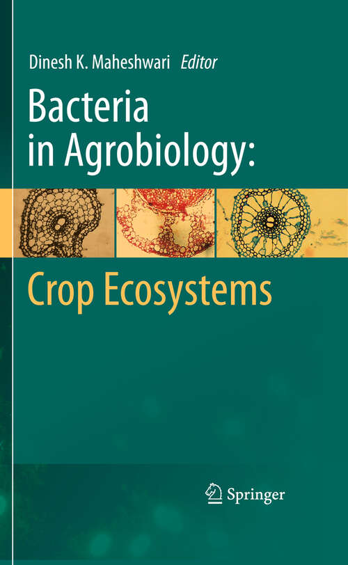 Book cover of Bacteria in Agrobiology: Crop Ecosystems