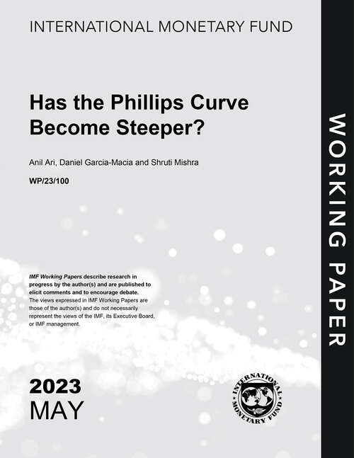 Book cover of Has the Phillips Curve Become Steeper?