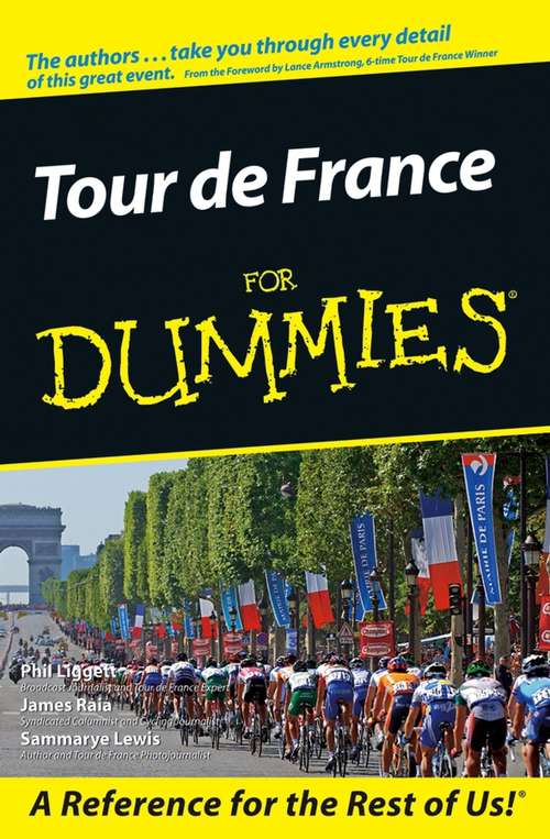 Book cover of Tour De France For Dummies