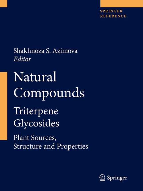 Book cover of Natural Compounds: Triterpene Glycosides. Part 1 and Part 2
