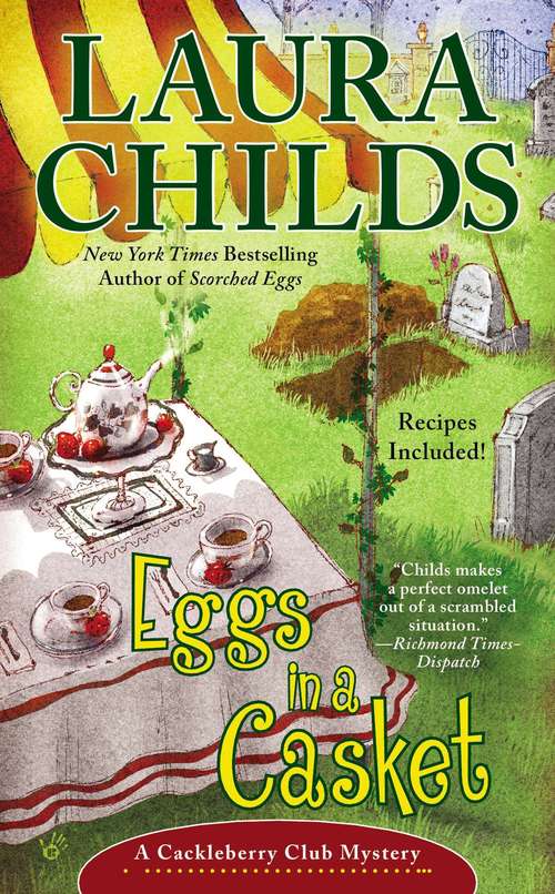 Book cover of Eggs in a Casket (A Cackleberry Club Mystery #5)