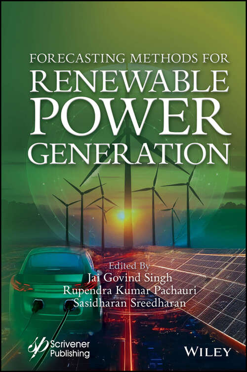 Book cover of Forecasting Methods for Renewable Power Generation