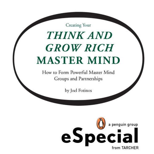 Book cover of Creating Your Think and Grow Rich Master Mind