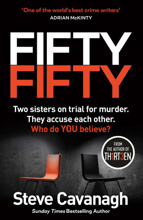 Book cover of Fifty-Fifty: The Number One Ebook Bestseller, Sunday Times Bestseller, BBC2 Between the Covers Book of the Week and Richard and Judy Bookclub pick (Eddie Flynn Series)