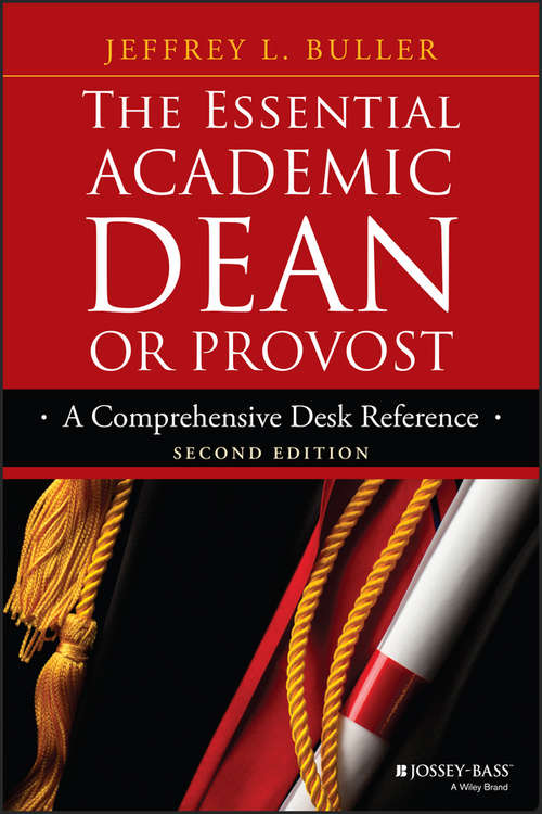 Book cover of The Essential Academic Dean or Provost
