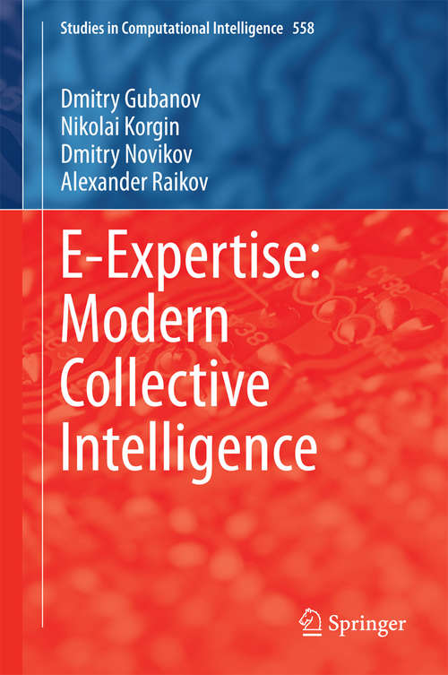 Book cover of E-Expertise: Modern Collective Intelligence