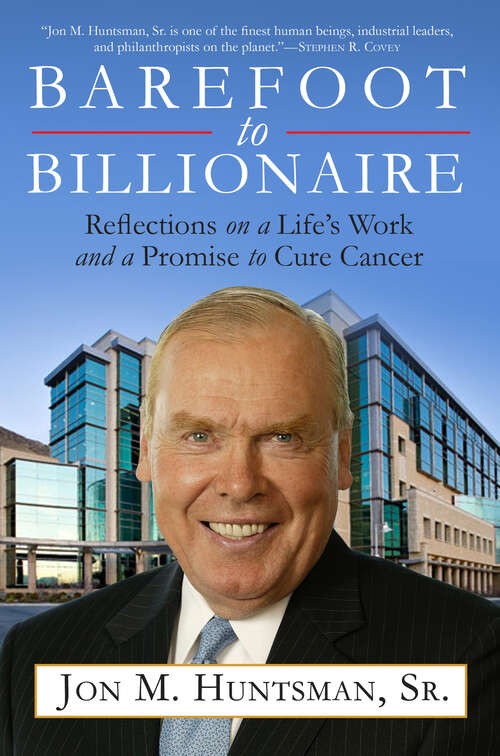 Book cover of Barefoot to Billionaire: Reflections on a Life's Work and a Promise to Cure Cancer