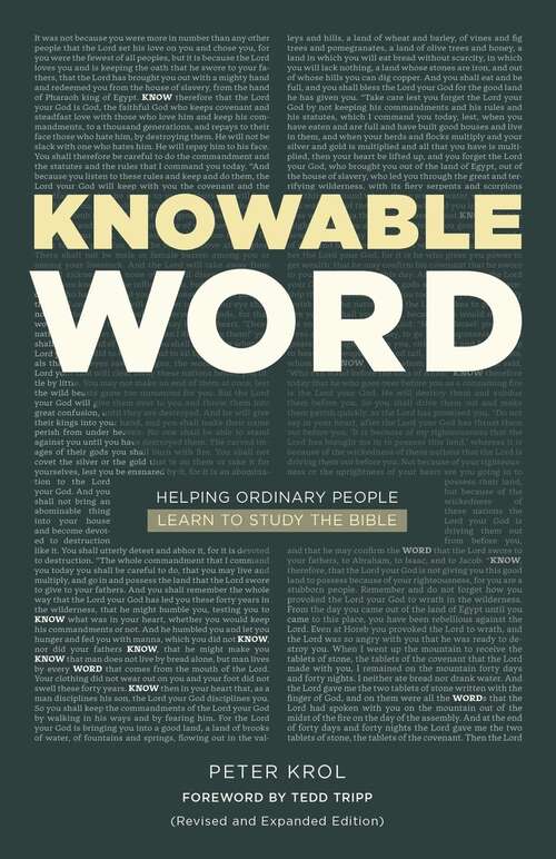 Book cover of Knowable Word: Knowable Word: Helping Ordinary People Learn to Study the Bible