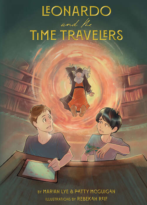 Book cover of Leonardo and the Time Travelers