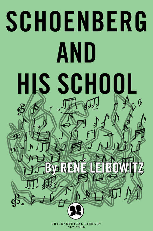 Book cover of Schoenberg and His School