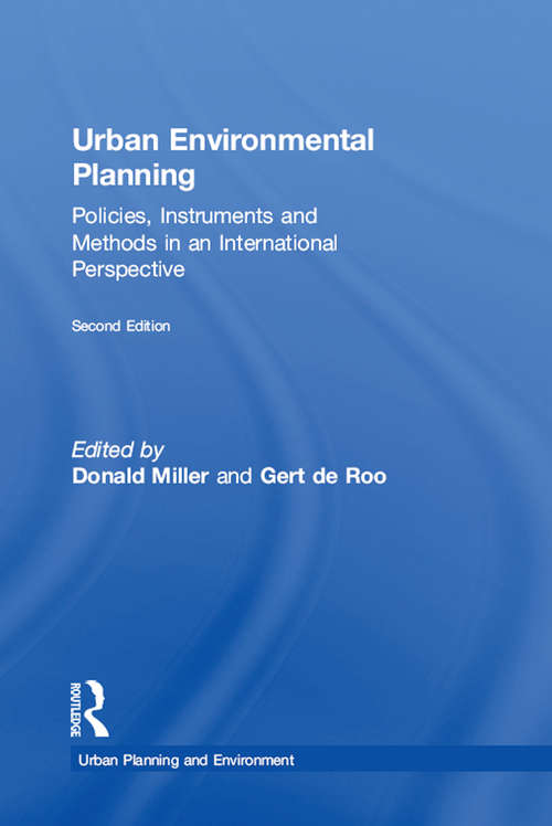 Book cover of Urban Environmental Planning: Policies, Instruments and Methods in an International Perspective