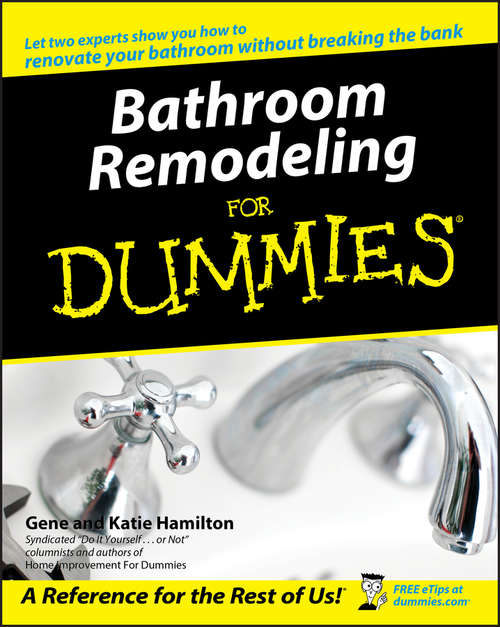 Book cover of Bathroom Remodeling For Dummies