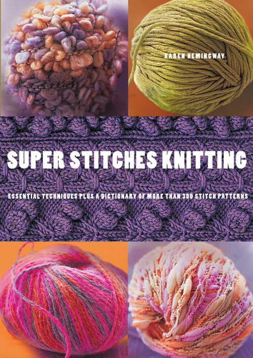 Book cover of Super Stitches Knitting