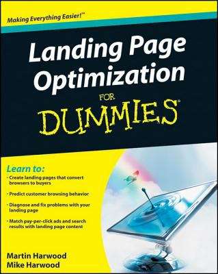 Book cover of Landing Page Optimization For Dummies