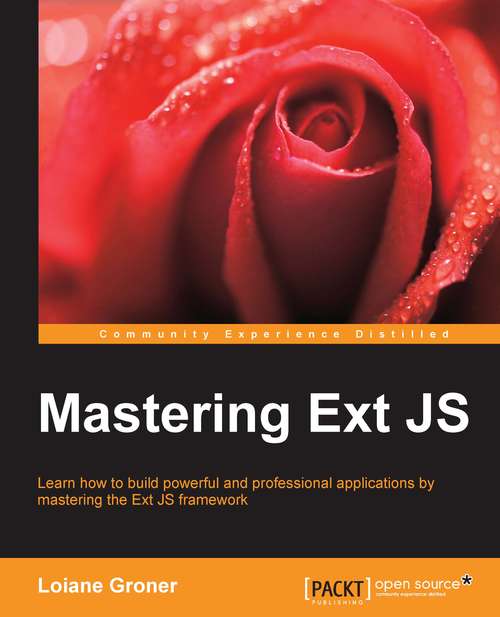 Book cover of Mastering Ext JS