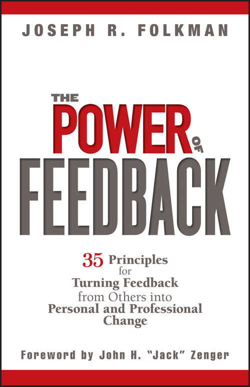 Book cover of The Power of Feedback