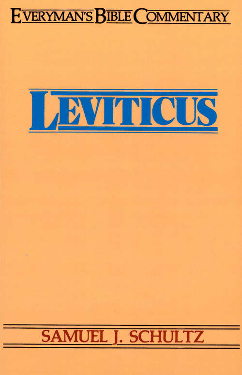 Book cover of Leviticus- Everyman's Bible Commentary (New Edition) (Everyman's Bible Commentaries)