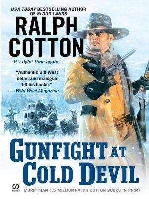Book cover of Gunfight at Cold Devil