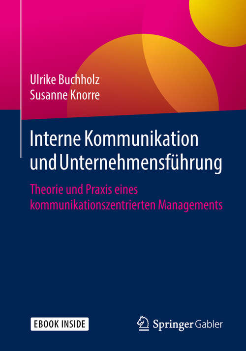 Book cover of Interne Kommunikation und Unternehmensführung