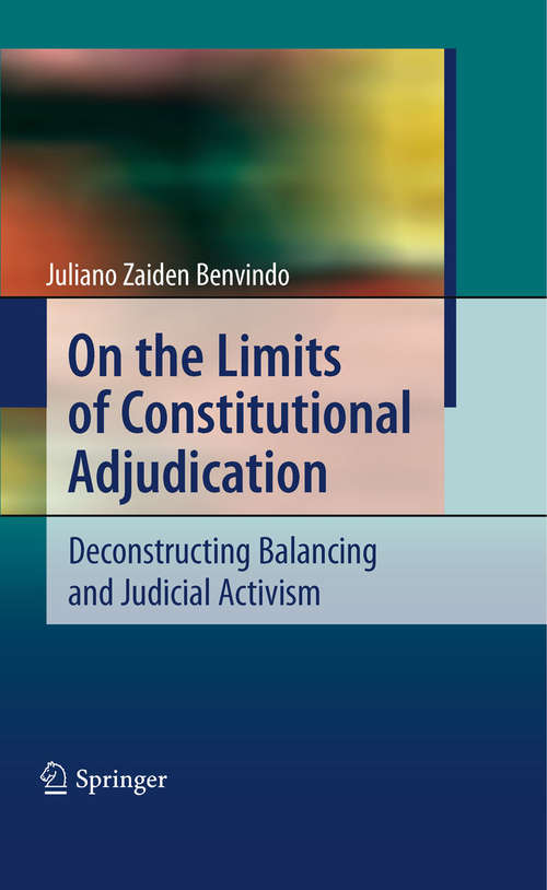 Book cover of On the Limits of Constitutional Adjudication