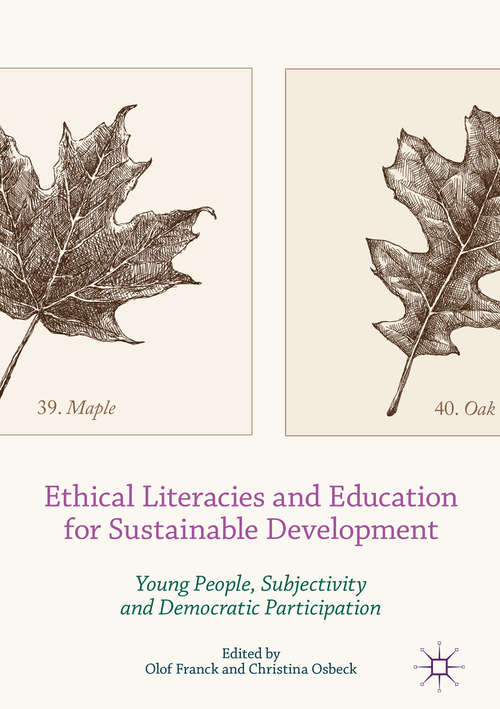 Book cover of Ethical Literacies and Education for Sustainable Development