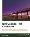 IBM Cognos TM1 Cookbook
