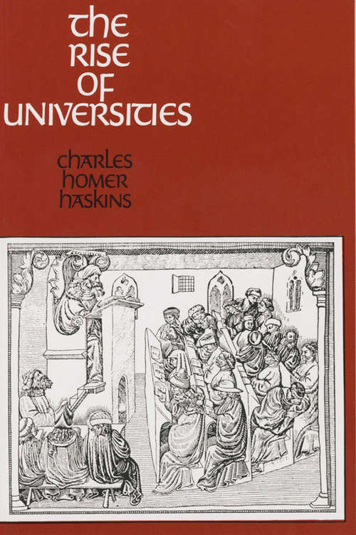 Book cover of The Rise of Universities
