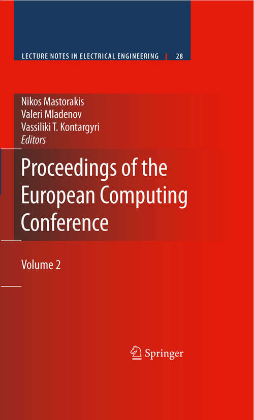 Book cover of Proceedings of the European Computing Conference: Volume 2