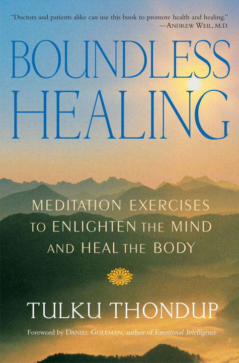 Book cover of Boundless Healing: Medittion Exercises to Enlighten the Mind and Heal the Body