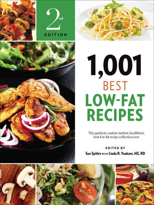 Book cover of 1,001 Best Low-Fat Recipes