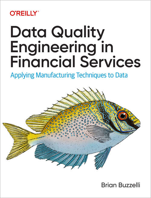 Book cover of Data Quality Engineering in Financial Services: Applying Manufacturing Techniques to Data (1)