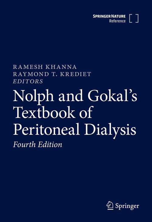 Book cover of Nolph and Gokal's Textbook of Peritoneal Dialysis (4th ed. 2023)