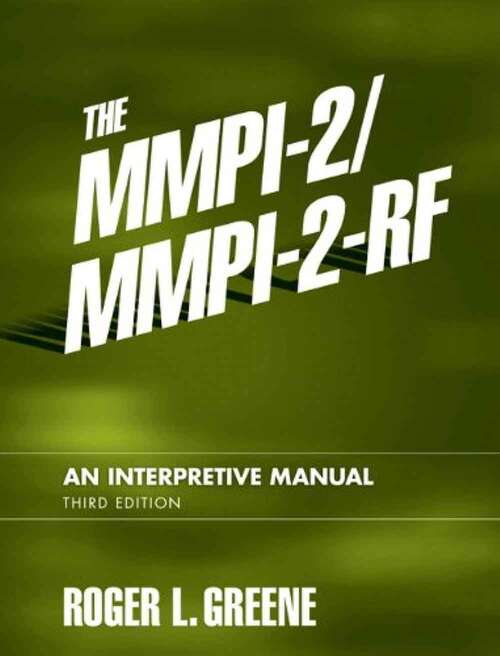Book cover of The Mmpi-2/mmpi-2-rf: An Interpretive Manual (3)