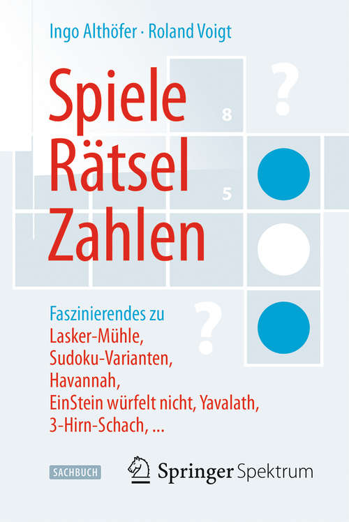 Book cover of Spiele, Rätsel, Zahlen