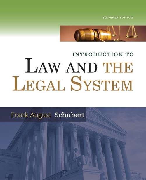 Introduction To Law And The Legal System