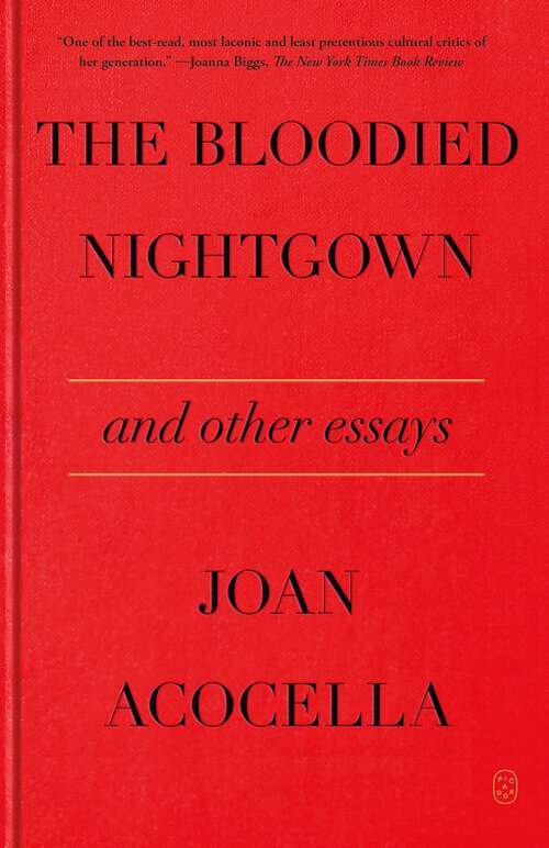 Book cover of The Bloodied Nightgown and Other Essays