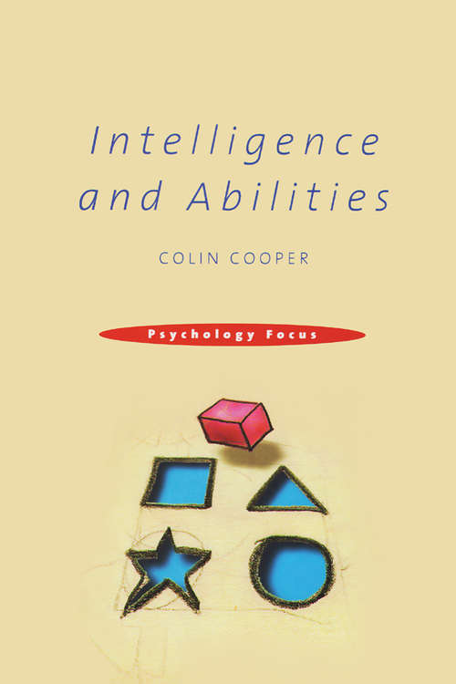 Book cover of Intelligence and Abilities
