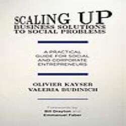Book cover of Scaling up Business Solutions to Social Problems