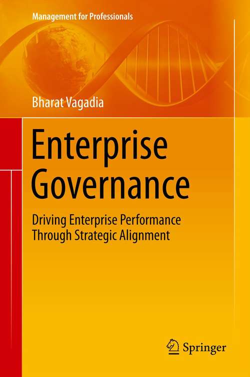 Book cover of Enterprise Governance