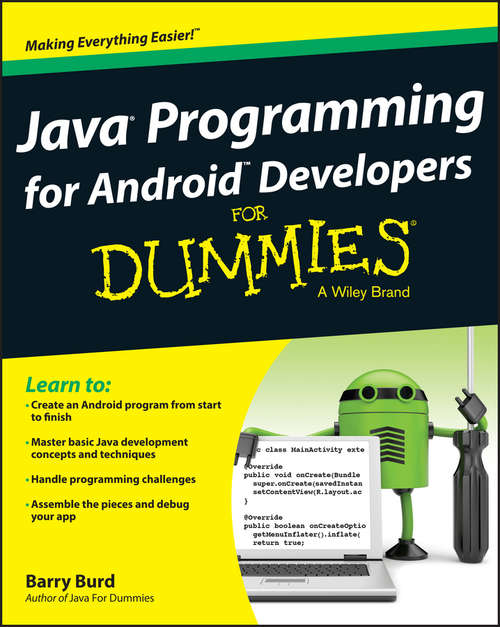 Book cover of Java Programming for Android Developers For Dummies