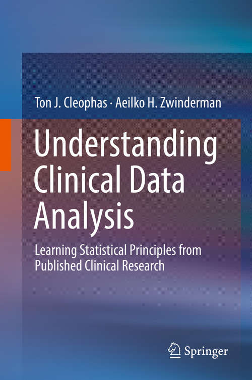 Book cover of Understanding Clinical Data Analysis