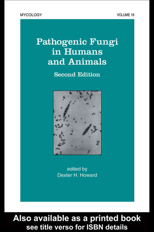 Book cover of Pathogenic Fungi in Humans and Animals (2)