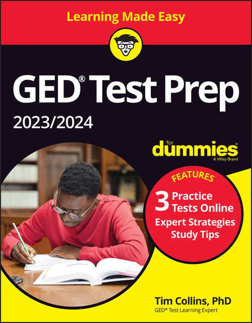 Book cover of GED Test Prep 2023/2024 For Dummies with Online Practice (6)