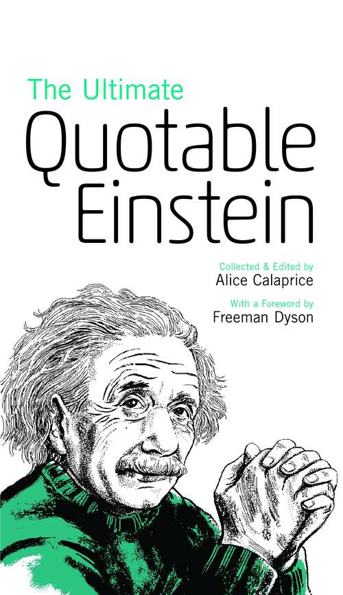 Book cover of The Ultimate Quotable Einstein