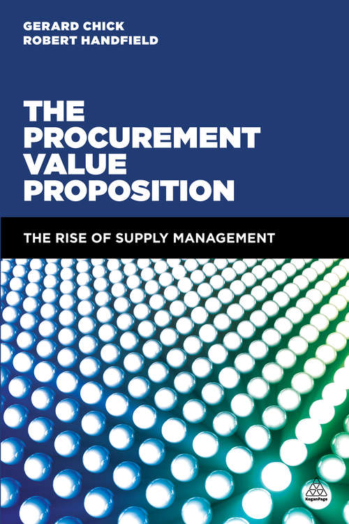 Book cover of The Procurement Value Proposition