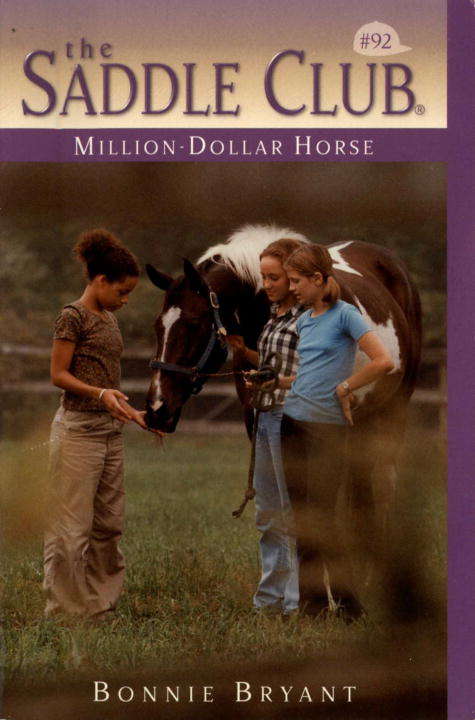 Book cover of Million Dollar Horse (Saddle Club #92)