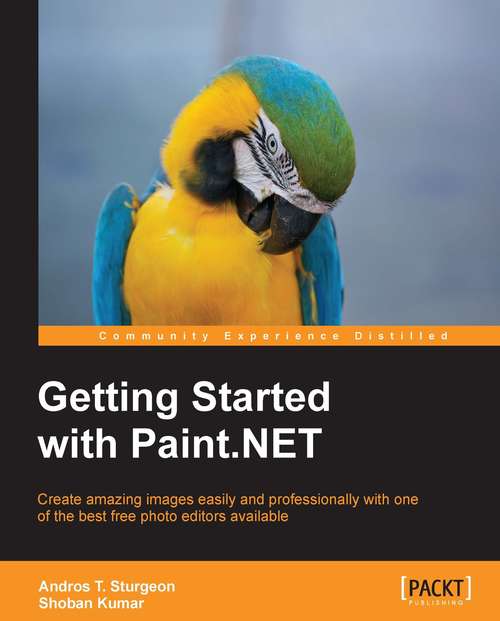 Book cover of Getting Started with Paint.NET