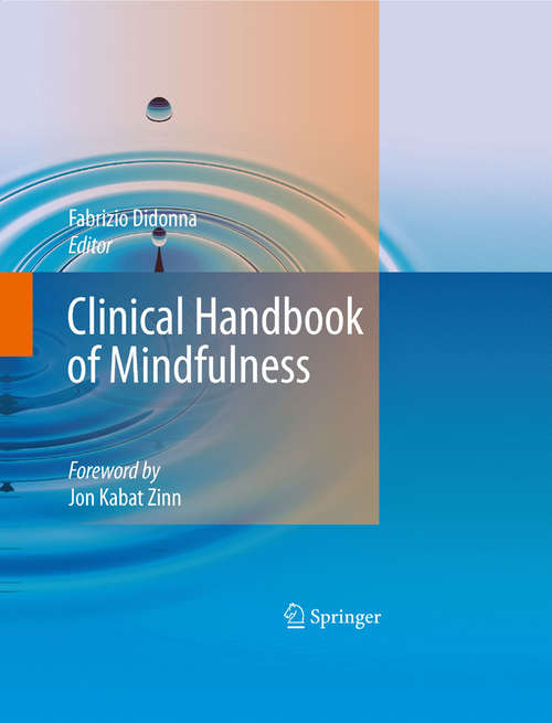 Book cover of Clinical Handbook of Mindfulness