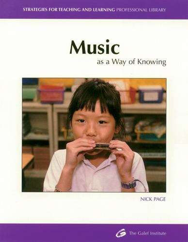 Book cover of Music as a Way of Knowing